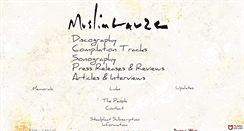 Desktop Screenshot of muslimgauze.org