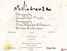 Tablet Screenshot of muslimgauze.org